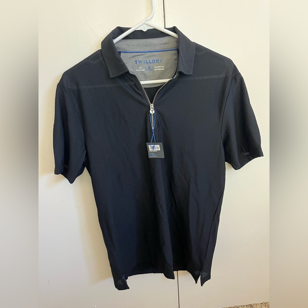 Twillory Air Zip Polo. Men’s Small. NWT.